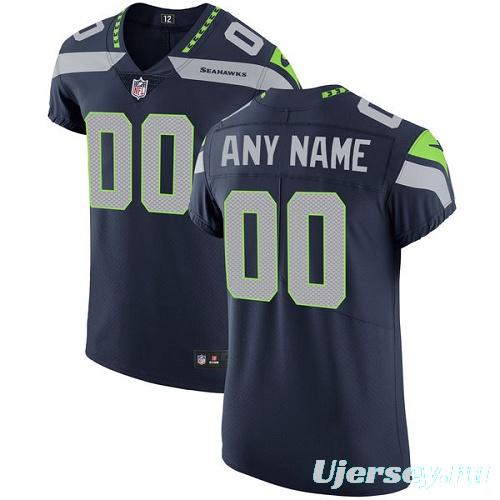 Men's College Navy Custom Elite Team Jersey