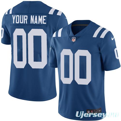 Men's Royal Customized Game Team Color Limited Team Jersey