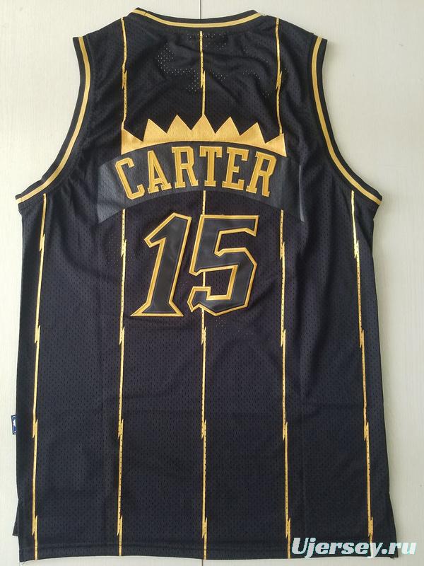 Vince Carter 15 1998-99 Throwback Classics Black Golden Edition Jersey