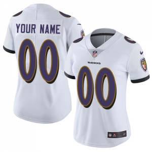 Women's White Custom Game Team Jersey