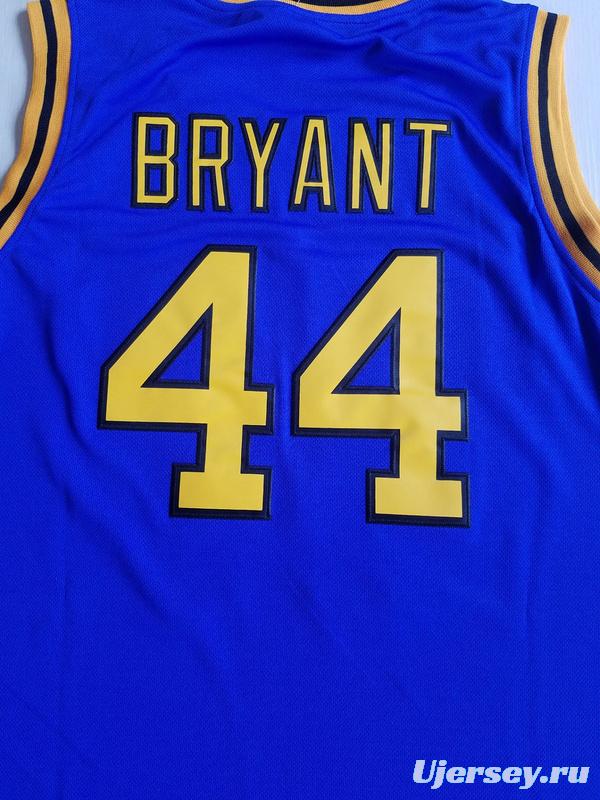 Bryant 44 Crenshaw High School Blue Basketball Jersey