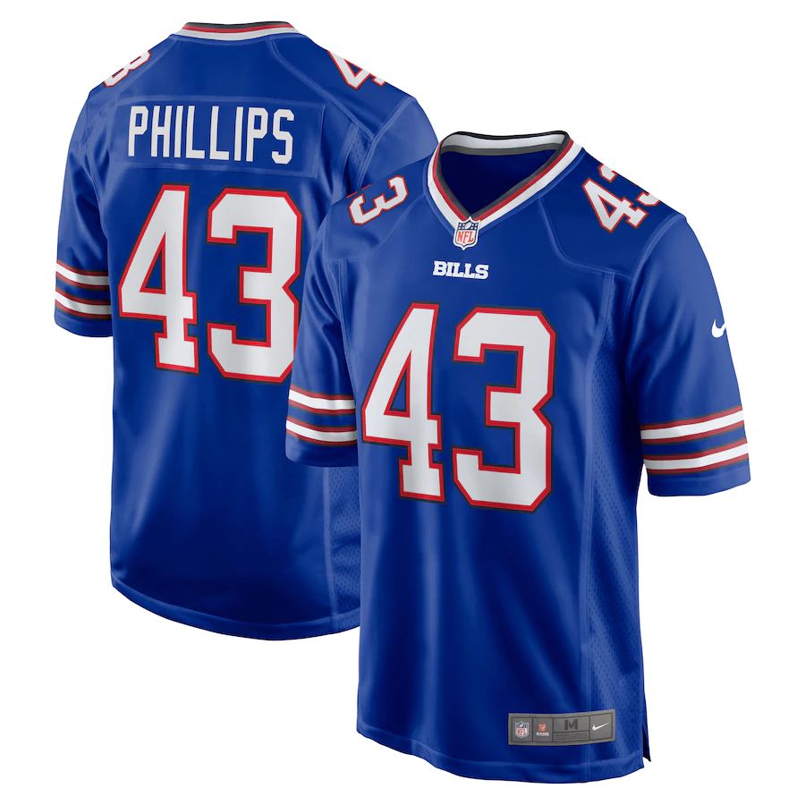 Men's Del'Shawn Phillips Royal Player Limited Team Jersey