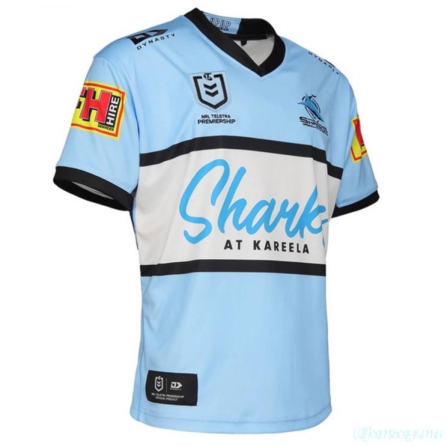 Cronulla-Sutherland Sharks 2021 Men's Home Rugby Jersey