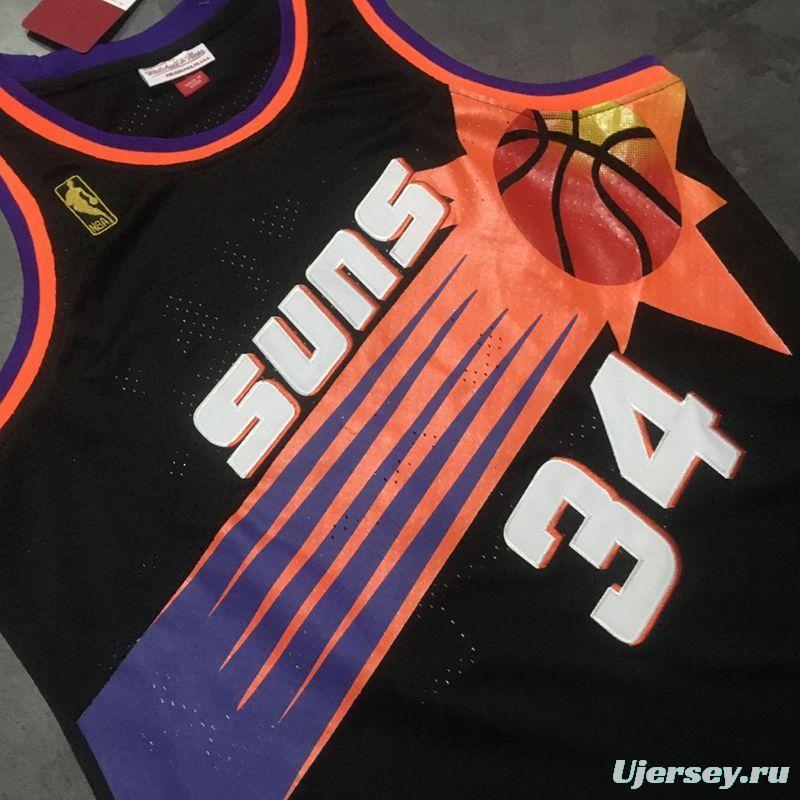 Men's Charles Barkley Black Retro Classic Team Jersey