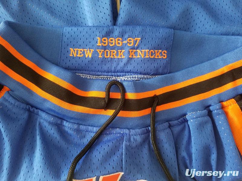 New York 1996-97 Throwback Classics Basketball Team Shorts