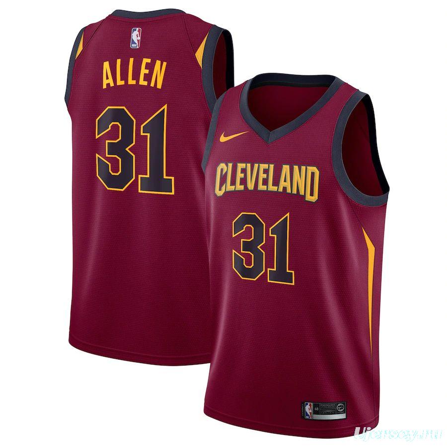 Icon Club Team Jersey - Maroon - Jarrett Allen - Mens