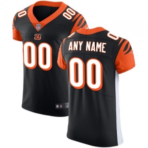 Men's Black Customized Elite Team Jersey