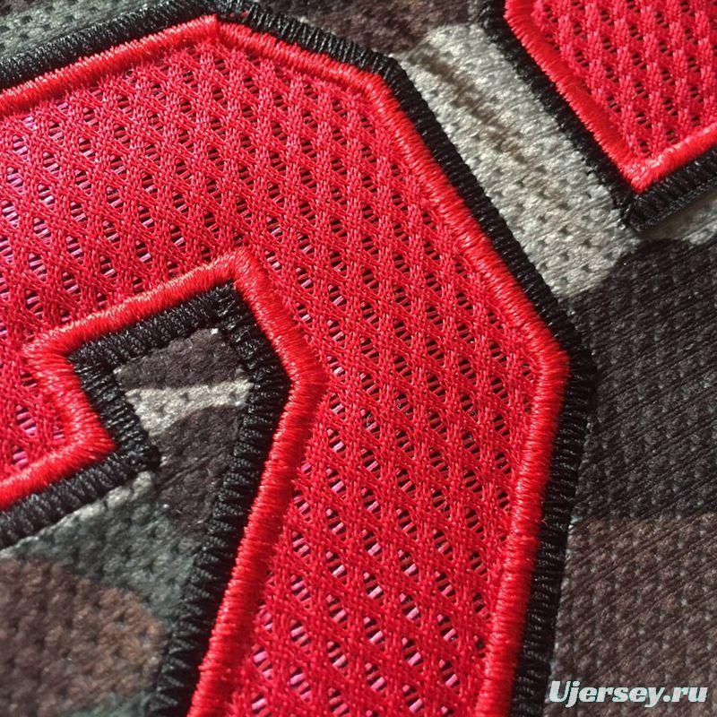 Men's Michael Jordan Camouflage Retro Classic Team Jersey