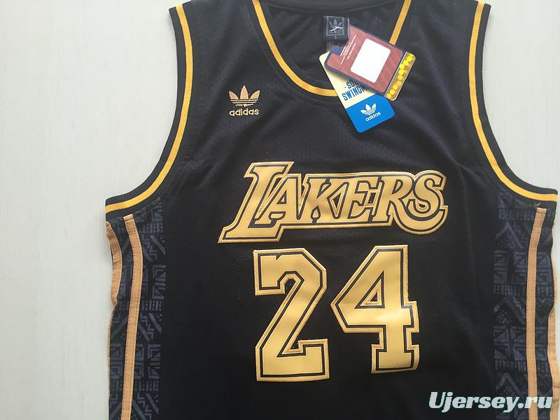 Kobe Bryant 24 Black Golden Edition Jersey