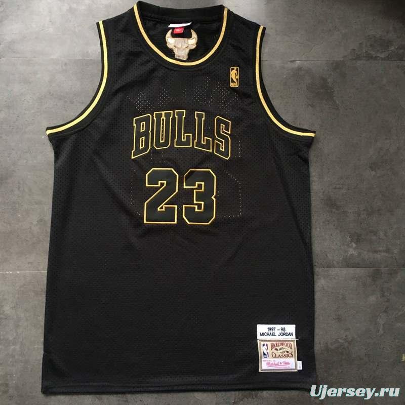 Men's Michael Jordan Black Retro Classic Team Jersey