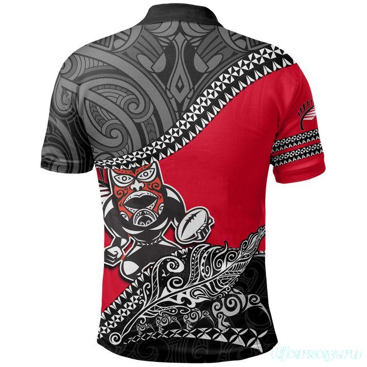 Māori All Blacks 2020 Mens Football Polo Shirt