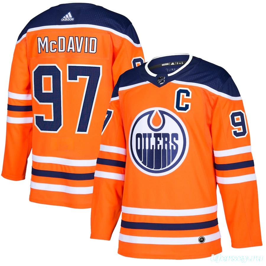 Men's Connor McDavid Orange Player Team Jersey
