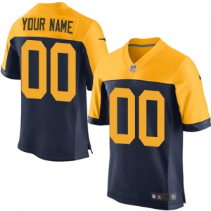 Men's Navy Custom Throwback Elite Team Jersey