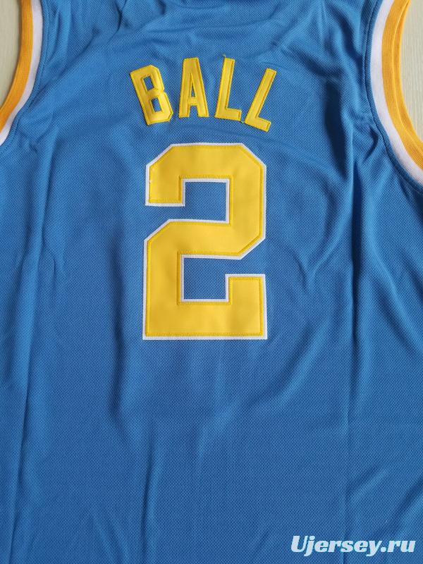 Lonzo Ball 2 UCLA College Light Blue Basketball Jersey