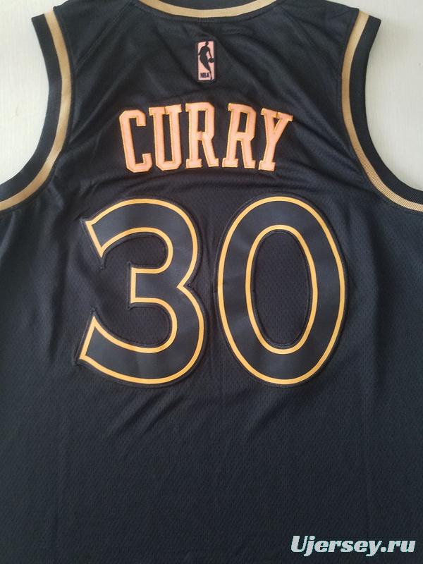 Stephen Curry 30 Black Golden Edition Jersey