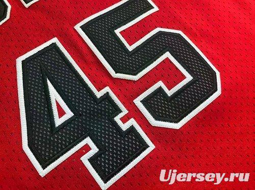 Men's Michael Jordan Red Retro Classic Team Jersey