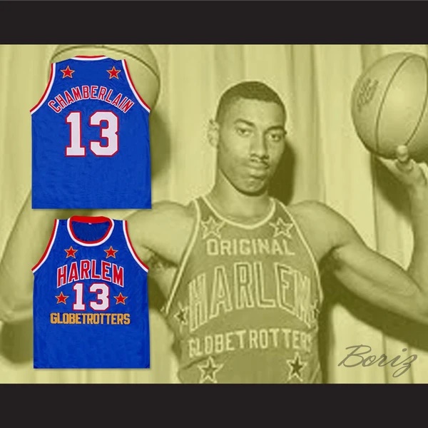 Wilt Chamberlain Harlem Globetrotters Basketball Jersey