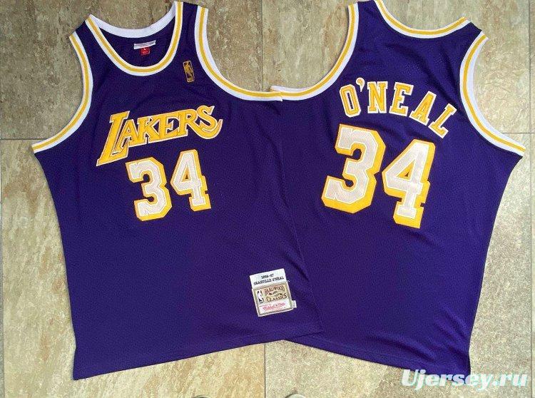 Men's Shaquille O'Neal Purple Retro Classic Team Jersey