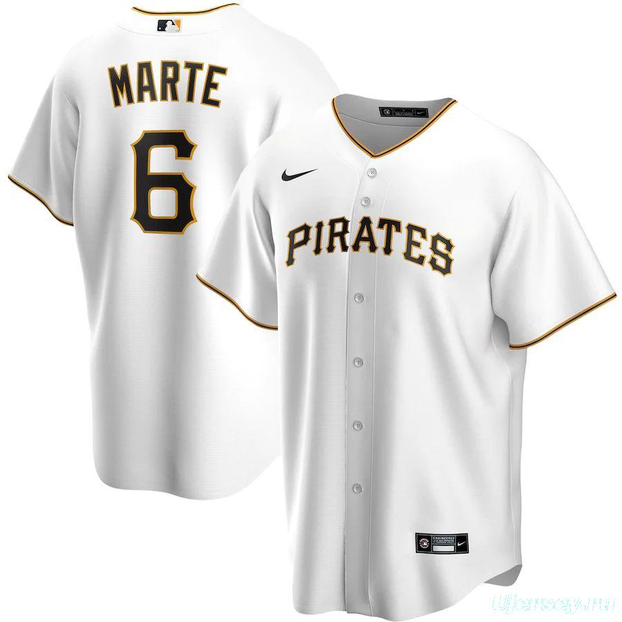 Youth Starling Marte White Home 2020 Player Team Jersey