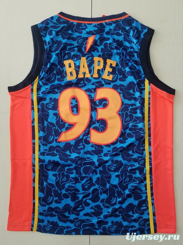 Men's No. 93 Fashion Edition Basketball Jersey