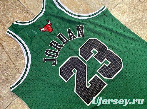 Men's Michael Jordan Green Retro Classic Team Jersey