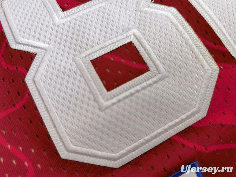 Men's AAPE Red Retro Classic Team Jersey