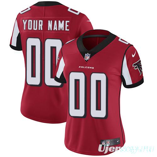 Women's Red Custom Game Team Jersey