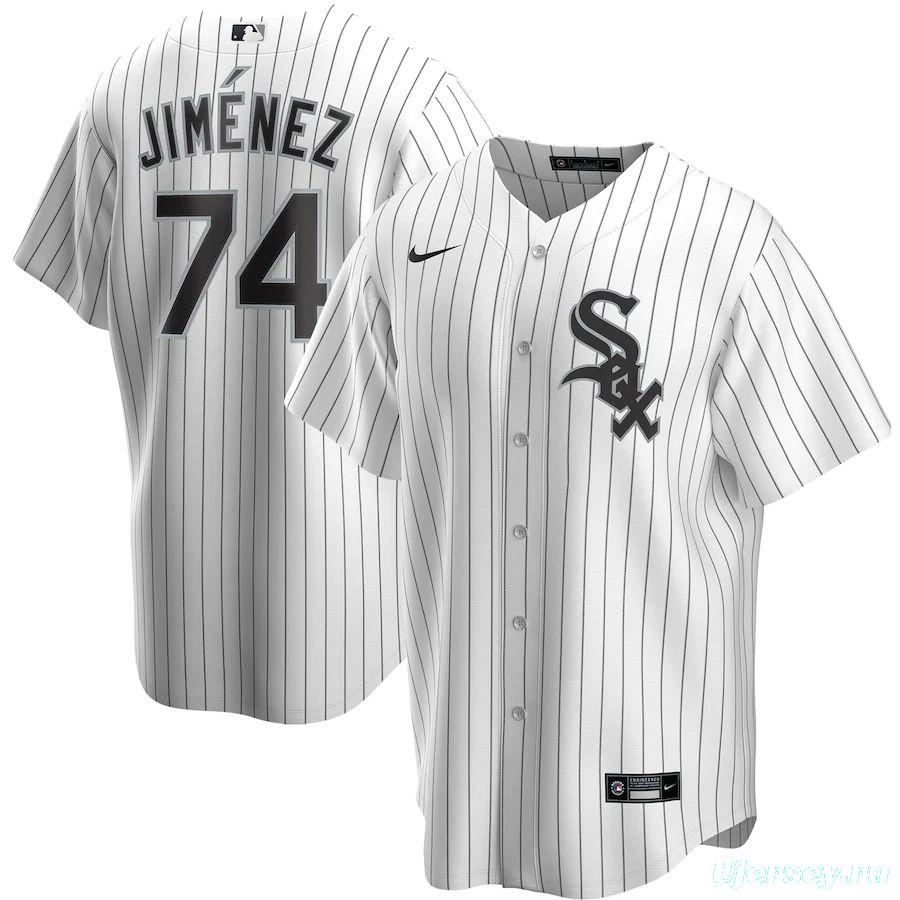 Men's Eloy Jimenez White Home 2020 Player Team Jersey