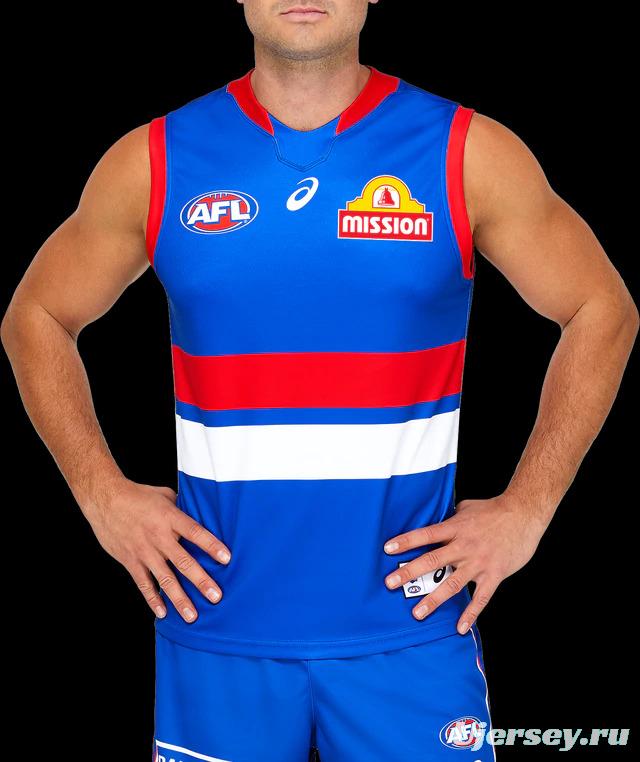 Western Bulldogs 2021 Mens Home Rugby Guernsey