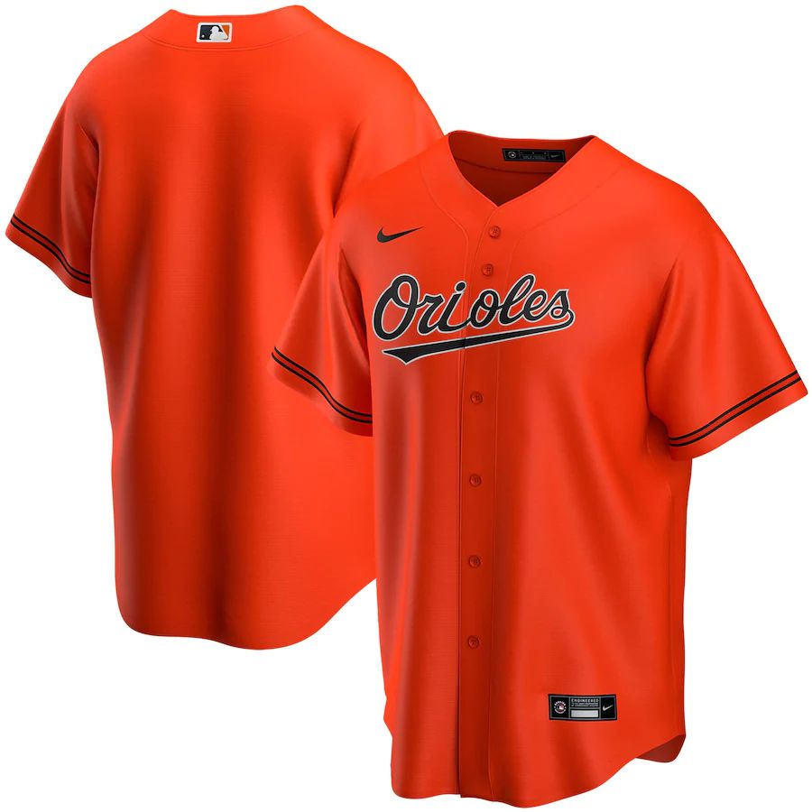 Men's Orange Alternate 2020 Team Jersey