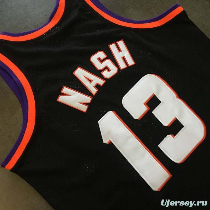 Men's Steve Nash Black Retro Classic Team Jersey