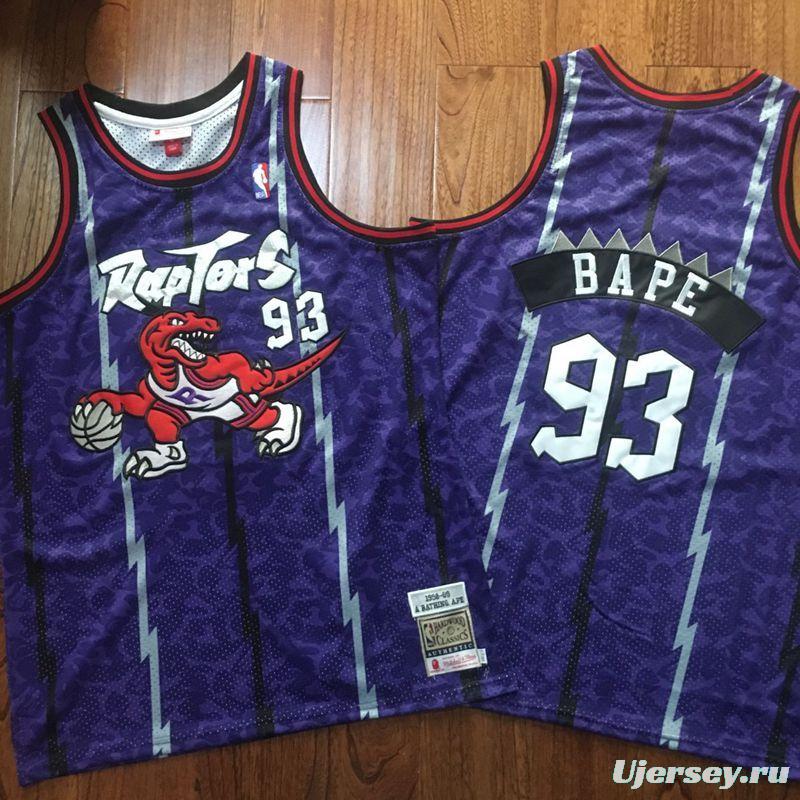 Men's BAPE Purple Retro Classic Team Jersey