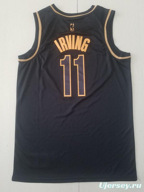 Kyrie Irving 11 Black Golden Edition Jersey