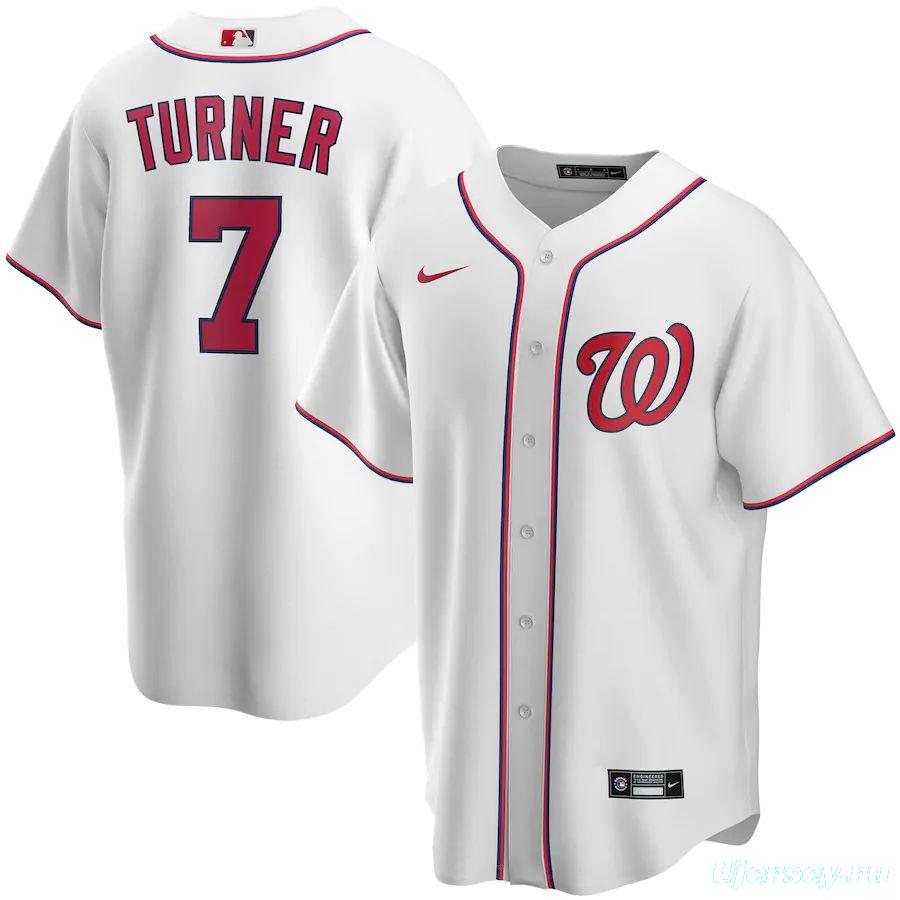 Youth Trea Turner White Home 2020 Player Team Jersey