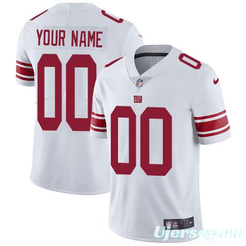 Men's White Customized Limited Team Jersey