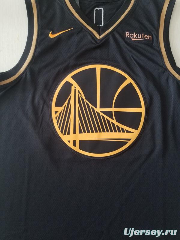 Stephen Curry 30 Black Golden Edition Jersey