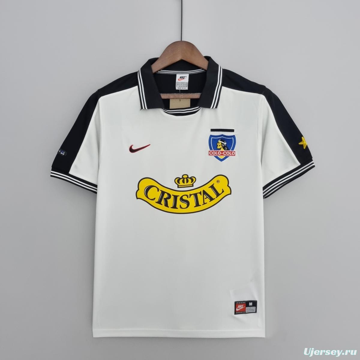 Retro 1999 Colo Colo home Soccer Jersey