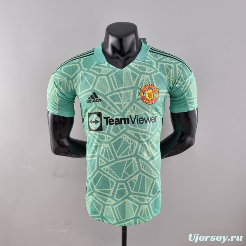 Player Version 22/23 Manchester United Green Goalkeeper