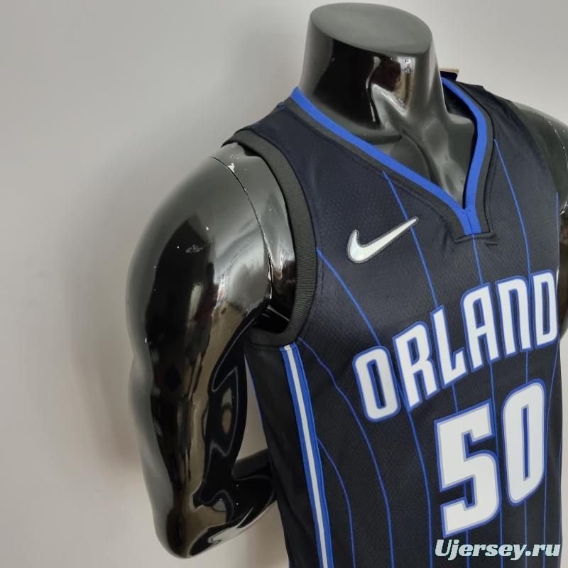 75th Anniversary Anthony#50 Orlando Magic Black NBA Jersey