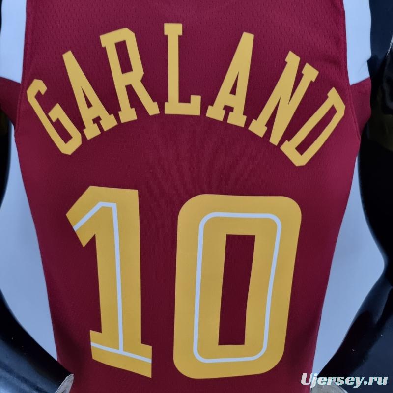 2022 Cleveland Cavaliers GARLAND#10 Urban Edition Red NBA Jersey