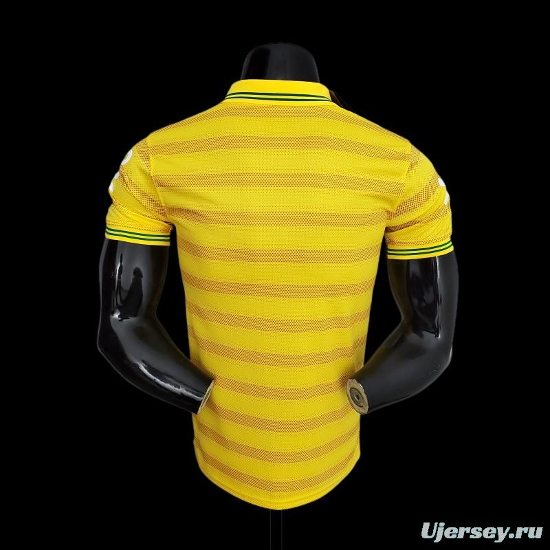 2022 Brazil POLO Yellow Stripe