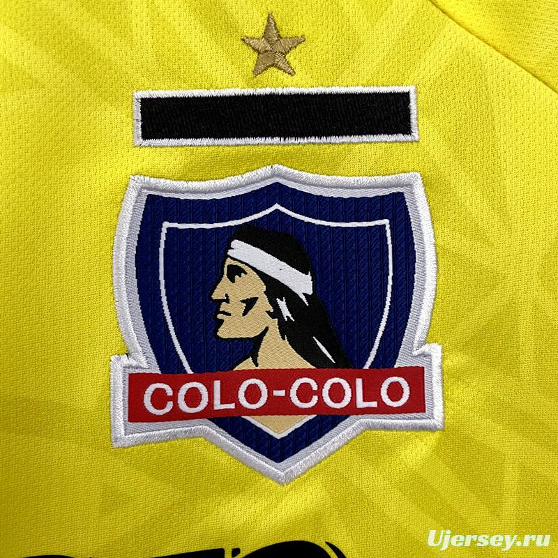 22/23 Colo Colo Goalkeeper Yellow Soccer Jersey