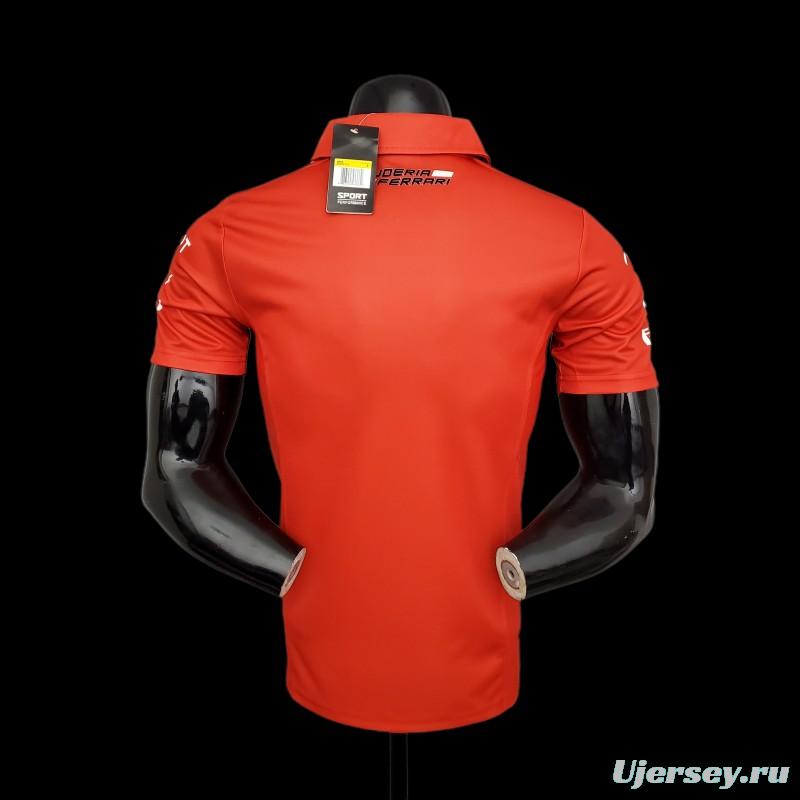 F1 Formula One; Ferrari Racing Suit Polo Red 