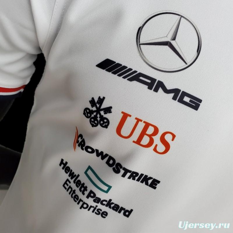 F1 Formula One 2022 Mercedes White 