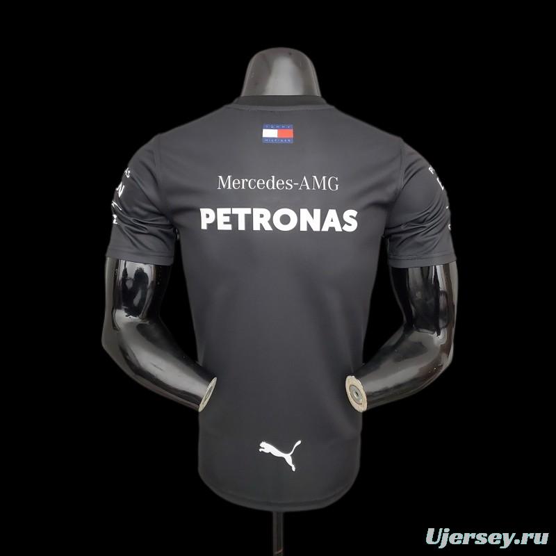 F1 Formula One Racing Suit; 2021 Mercedes Black 