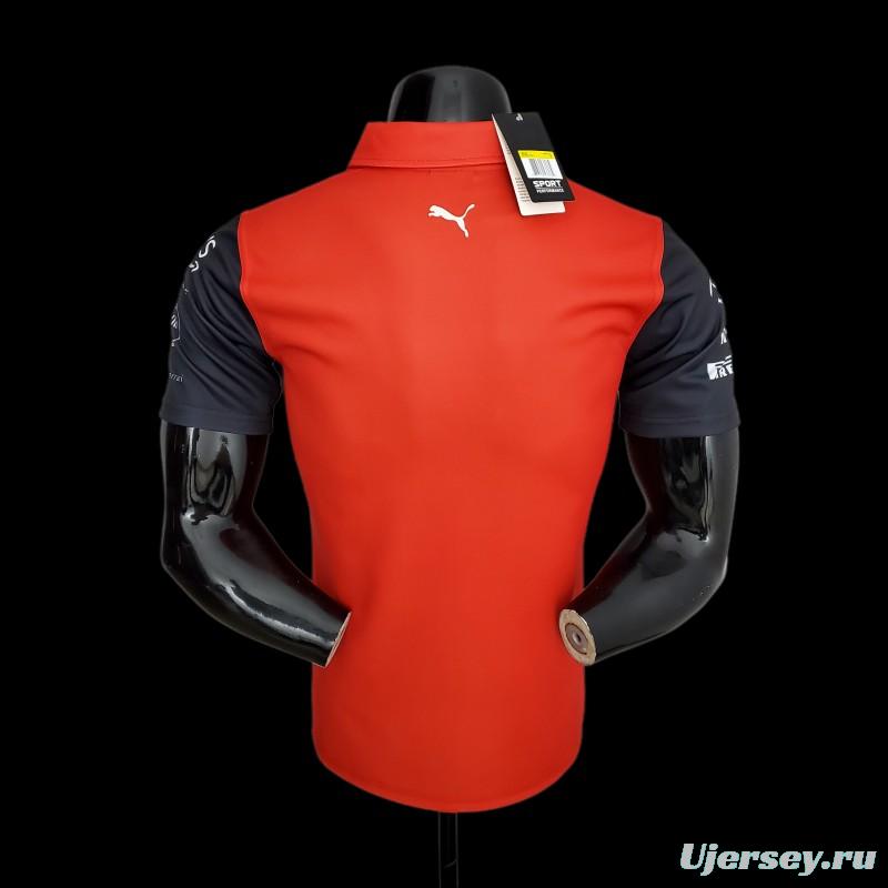 New F1 Formula One; Ferrari Racing Suit Polo Red 