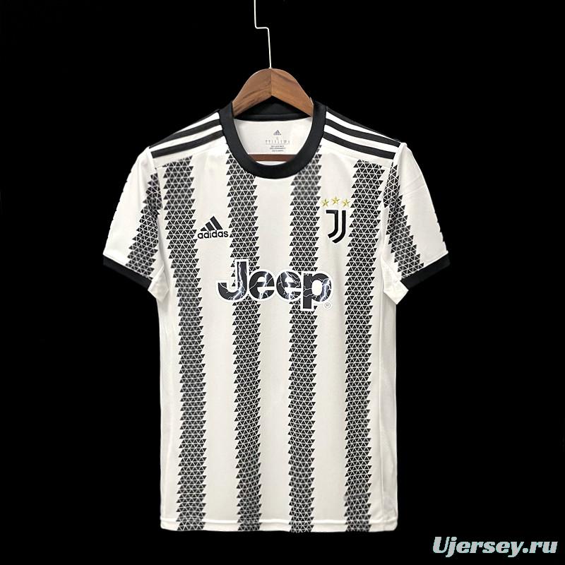 22/23 Juventus Home  Soccer Jersey