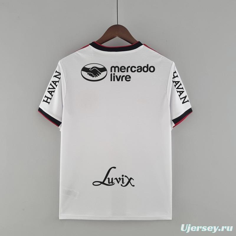 22/23 All Sponsors Flamengo Away  Soccer Jersey