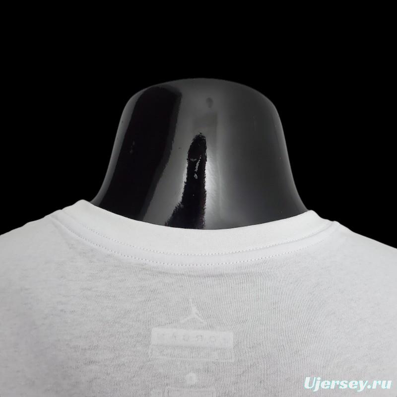 2022 NBA Jordan 23 White T-shirts #0047