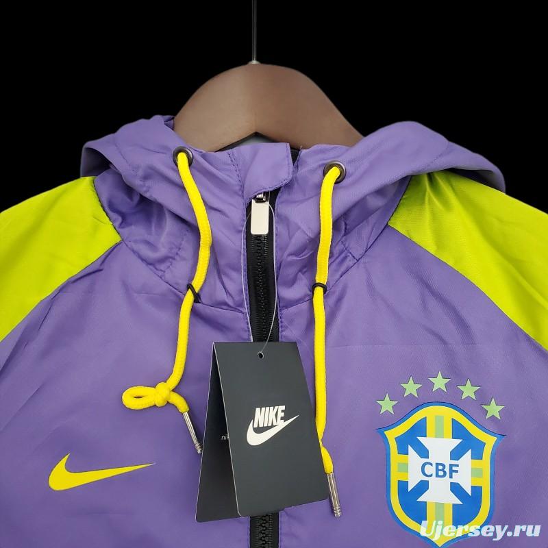 Windbreaker Brazil Purple Black